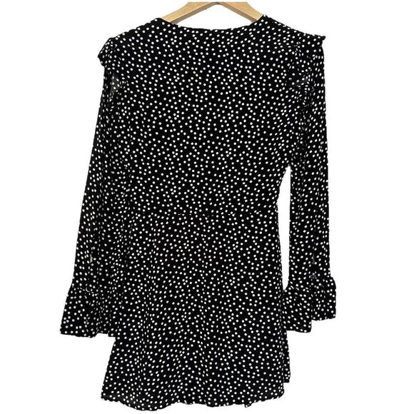 Zara Black & White Polka Dot Mini Dress w/Shorts Size XS - Picture 10 of 15